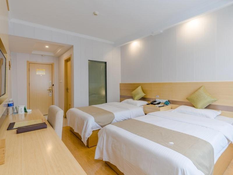 Greentree Inn Anhui Hefei High-Speed Railway South Station Baohe Avenue Government Business Hotel Eksteriør billede