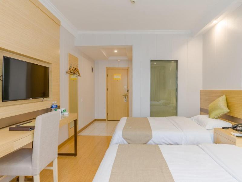 Greentree Inn Anhui Hefei High-Speed Railway South Station Baohe Avenue Government Business Hotel Eksteriør billede